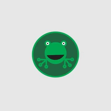 Green frog Stock Illustration