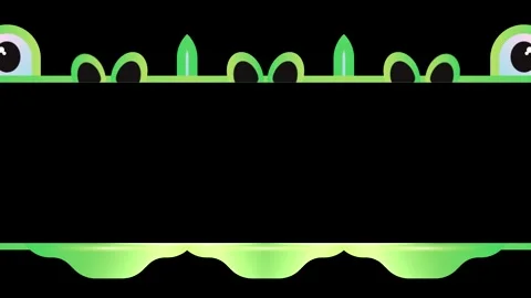 Green Frog Illustration Stock Footage 284404209