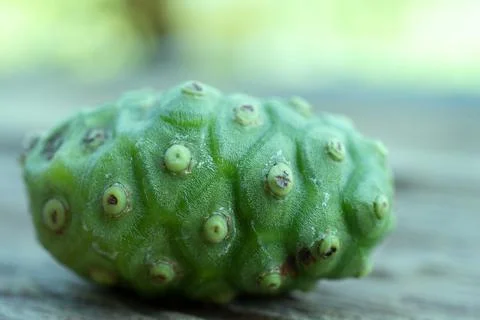 Green fruit, shot at close up. Stock Photos