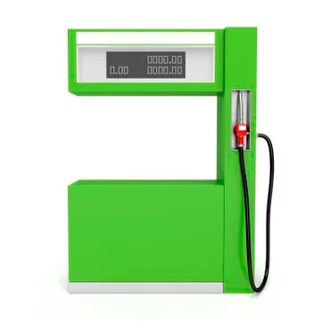 Green fuel pump Stock Illustration
