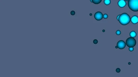 Green full-spheres on a gray background Stock Footage 8847629