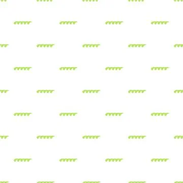 Green fusilli pasta pattern creating seamless background Illustrazione stock