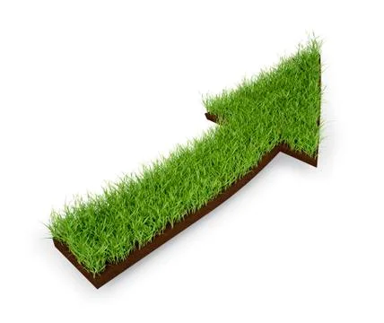 Green future; conceptual artwork Stock Illustration