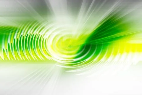 Green Futuristic Background Stock Illustration