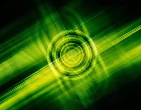Green futuristic background Stock Illustration