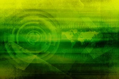 Green Futuristic Background Stock-Illustration