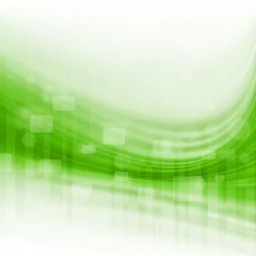 Green Futuristic Background Stock Illustration