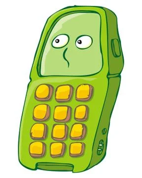 Green gadget Stock Illustration