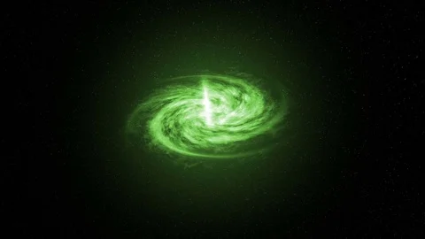 Green Galaxy Stock Footage 81733102