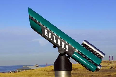Green Galaxy tourist binocular Stock Photos