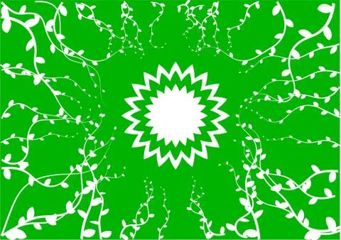 Green garden Stock Illustration