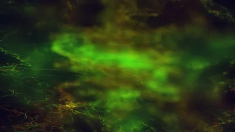 Green gas cloud Stock Footage 159660924