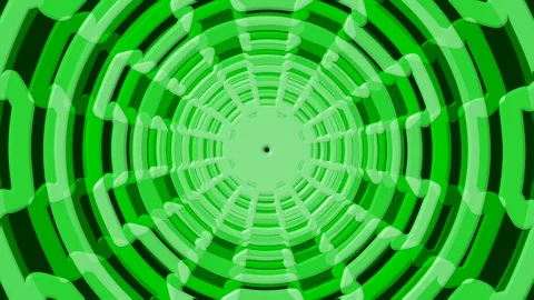 Green Gear Shape Zoom Stock Footage 100386985