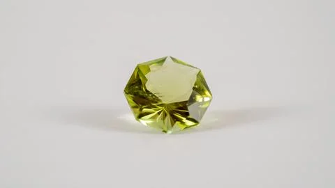 Green Gem Stone Macro Image Foto stock