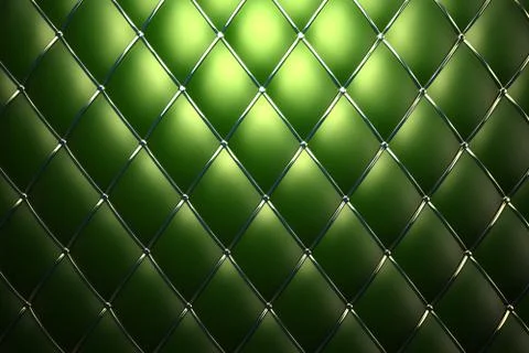 Green genuine leather pattern background Illustrazione stock