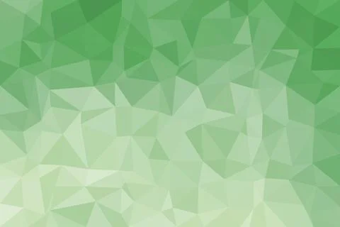 Green geometric abstract background with polygon shapes Stock Illustration