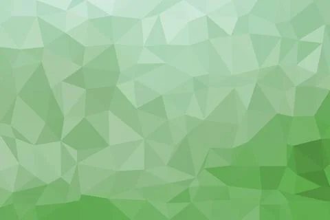 Green geometric abstract background with polygon shapes Stock Illustration
