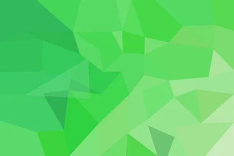 Green geometric abstract background with polygon shapes Stock Illustration