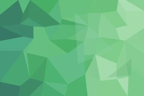 Green geometric abstract background with polygon shapes Stock-Illustration