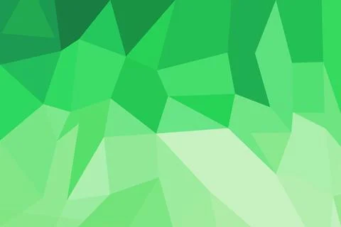 Green geometric abstract background with polygon shapes Stock Illustration