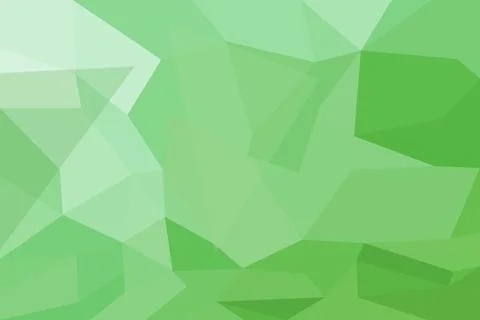 Green geometric abstract background with polygon shapes Stock Illustration