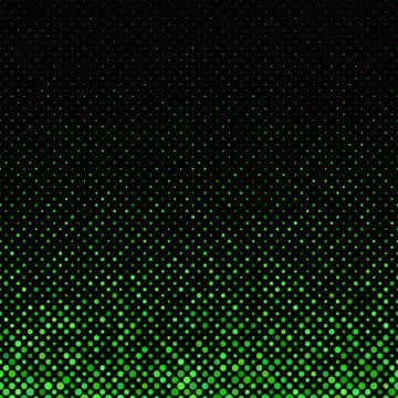 Green geometric abstract circle pattern background Stock Illustration
