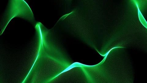 Green geometric abstract technology and science background, geometric backg.. Stockillustratie