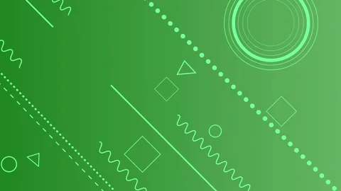 Green Geometric Background, Abstract Polygon Pattern and Modern Design Stock Footage 339121067