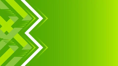 Green Geometric Background With Chevron Pattern and Gradient Effect Stock Illustration