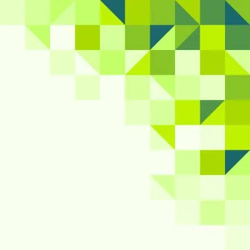 Green geometric background Stock Illustration