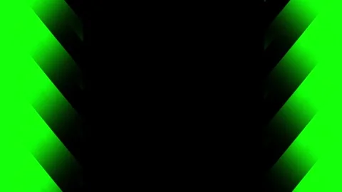 Green Geometric Borders Moving Graphic Frame Stock Footage 337408258