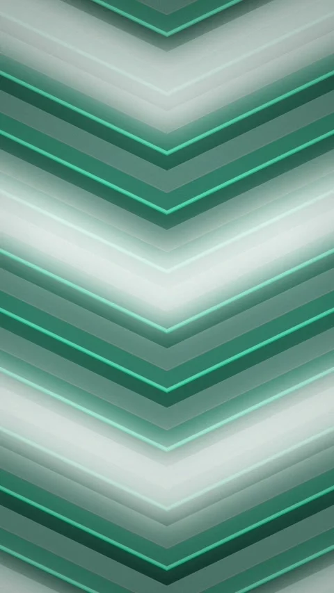 Green geometric chevron layer pattern seamless loop background Stock Footage 346570902