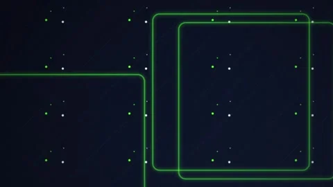 Green geometric frames pulsing seamless loop motion background Stock Footage 344711834