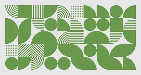 Green Geometric Grid Pattern Stock Illustration