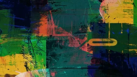 Green Geometric Grunge Background Seamless Loop Видео 328355768