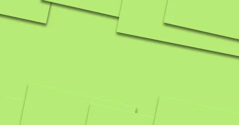 Green geometric layers background for art banner concept Stock Illustration