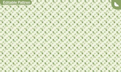 Green geometric leaf style background Stock Illustration