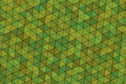 Green geometric pattern of cubes with shadows and depth Stock Illustration