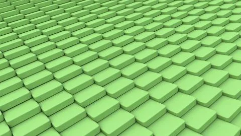 Green geometric pattern Stock Illustration