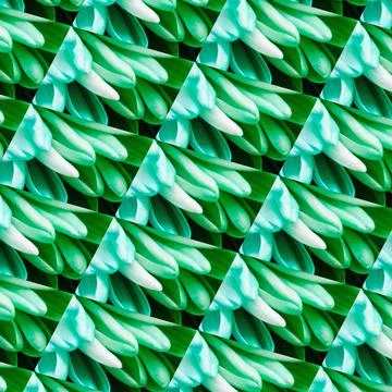 Green geometric pattern 스톡 일러스트