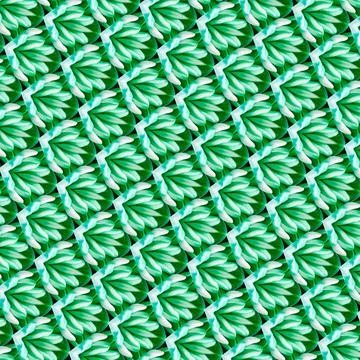 Green geometric pattern Illustrazione stock
