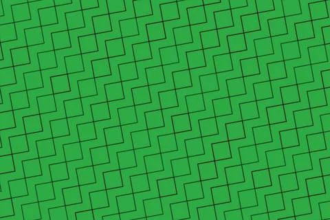 Green geometric pattern with interconnected squares and lines 스톡 일러스트