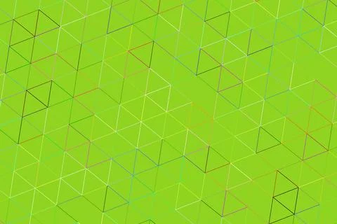 Green geometric pattern with lines and shapes on a vibrant background 스톡 일러스트