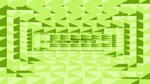 Green geometric pattern with overlapping shapes Stock Footage 331647979