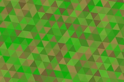 Green geometric pattern with triangles and shades Stock Illustration