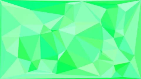 Green geometric polygon pattern background Stock Illustration