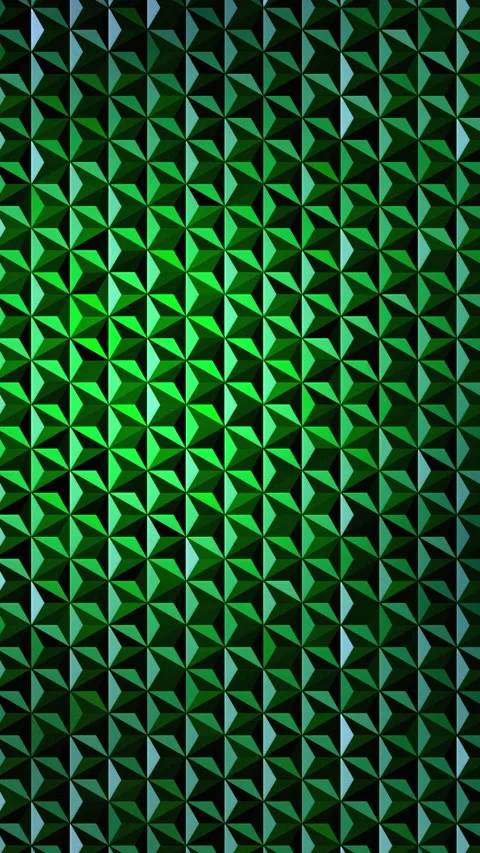 Green geometric prism pattern background. Vertical video. Stock Footage 330167289
