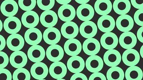 Green geometric rings pattern Vídeos de archivo 169577151