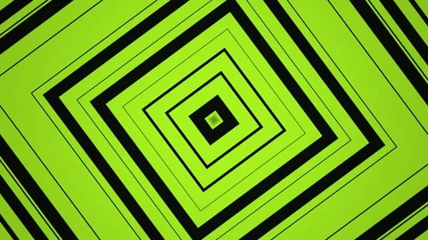 Green geometric shapes create a diamond pattern on a flat Stock Footage 339372721