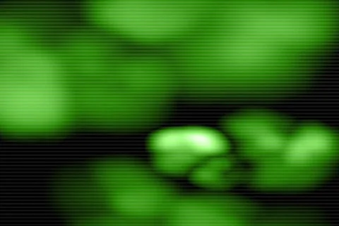 Green ghosts like lightning - digital an... | Stock Video | Pond5